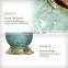 Light Blue Chinese China Ceramic Round Large Vase