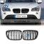 Car Grill Glossy Black Double Slat Front Bumper Upper grille for bmw X1 E84