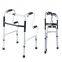 Rollator Walker Folding Lunge Walking Frame Lightweight Aluminium With Wheels