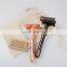 Vintage Rose Gold Color Adjustable Butterfly Open double Edge Safety Razor