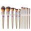 2020 new makeup brush Best selling creative fashion makeup brushes cosmetic 10pcs kabuki champagne gold makeup brush