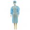 Disposable PP+PE Waterproof Non Woven Isolation Protective Visitor Gown