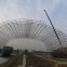 Tensile membrane structure canopy stadium membrane building architectural roof structure