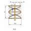 Spiral Belt Blender Helical Ribbon and Screw Impeller