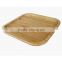 Bamboo Hotel Round Dessert Serving Tray with 5-divisions