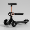 Foldable soft rubber handlebars, seats, lighting, music, aluminum pole, lightweight indoor sliding bike, new children's scooter