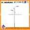7m-13m Streamlined high-low type Dual-arm street light pole of steel lamp poles