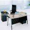 Modern popular office furniture, Black wooden executive desk,classic office desk design (SZ-OD060)