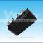 Dongguan factory 4 pin 180 degree single row black wafer connector