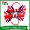 elastic loop red blue color bottle ribbon bow