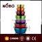 stainless steel colorful hand mixer with bowl