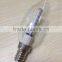 led candle light for indoor led retro bulbs lamp ce warm white E14 110v-240v for usa uk