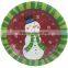 Christmas Snowman Disposable and Holiday Party Snowman Dinner Plates Dessert Plates Paper Cups Paper Napkins Spoons Forks Knives