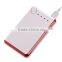 Factory portable mobile phone charger 11000mAh for iphone5s and Micro phone