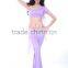 dance practice colorful Comfortable sexy belly dance practice costume women