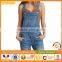 New Stylish Blue 100% Cotton Denim Jeans Wholesale Apparel Overall For Women                        
                                                Quality Choice