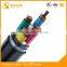 Copper conductor 300 sq mm Electric XLPE/PVC armoured underground dc power copper cable