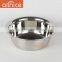Allnice wholesale 8 set different size good quality cheap price large capacity stainless steel deep bowl set for restaurant
