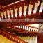 Red oak handrail/ solid white oak wood staircase baluster