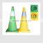 40CM black PP traffic cone/16" folding retractable safety cones