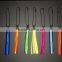 EN13356 customized promotional High Visibility Soft Reflective tassels Keychain