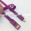 3ft flat USB charger cable USB laptop self charger cable for Samsung