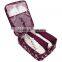 2015 New Design Polyester Fabric Foldable Home Essential Travel Shoe And Bag Set