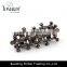 Valentine's Day gun black plating alloy diamond cool bracelet bangle