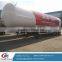 lpg gas semi trailer road tank, 3 axles lpg tanker trailer 20Tons