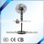 AC220V/50Hz electric stand fan (16inch, 2 hours timer, stepless speed)