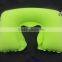 High Quality Colorful velvet PVC U-shape inflatable neck pillow