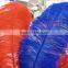 Hot sale Decorative Bleached colored Ostrich Feather