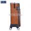 great quality pu genuine leather business leisure luggage vintage suitcase