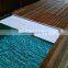 Reducing water evaporation swimming pool drain cover