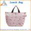 210D polyester zippered insulated thermal bag for lunch box