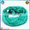 Cheap Fashion Plain Color Viscose Cotton Loop Scarf for Lady