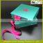 Spot UV bronzing with ribbon gift box