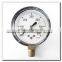 High quality black steel low pressure gauge mbar