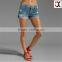 2015 scraped hand brush whiskered ripped cuffed jeans shorts JXH6603