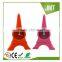 New design iron tower shape silicone alarm table clock