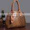 2016 Brand Womens Trend Leather Handbag,Lady Snake Hand Carry Bag Moq 1pc
