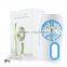 Mini handheld electric water air cooling spray fan with rechargebale battery
