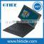 New Folding Leather Case Oem Design Connect Method Micro 5 Pogo Pin Keyboard withTouchpad For Windows 8