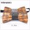 Handmade nature wooden bow tie factory