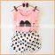 Wholesale boutique children clothing set, baby girl clothes, kids clothes