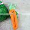 school supply creative carrot design pen bag 3D pencil bag for kids