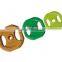 Colored Rubber Coated Weight Plate Dumbbell Set