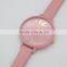 2016 new fashion small leather strap geneva watch women candy color casual jelly watch for ladies