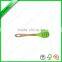 wooden spoon & fork bamboo with endible silicone