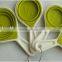 Food Grade FDA&LFGB Approved Collapsible Silicone Measuring Cups for 4 cups
